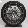Originele Porsche Panamera 21 inch Turbo velgen met Pirelli winterbanden - Afbeelding 2