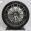 Originele Porsche Panamera 21 inch Turbo velgen met Pirelli winterbanden - Afbeelding 3