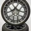 Originele Porsche 911 992 RS Spyder 20 - 21 inch velgen met Michelin winterbanden