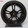 Originele Porsche 21 inch velgen Cayenne Turbo met  winterbanden - Afbeelding 2
