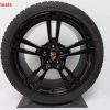Originele Porsche 21 inch velgen Cayenne Turbo met  winterbanden - Afbeelding 4
