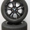 Originele BMW 17 inch velgen X1 F48 X2 F39 style 564 met winterbanden nieuw HG zwart