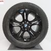 Originele BMW 17 inch velgen X1 F48 X2 F39 style 564 met winterbanden nieuw HG zwart - Afbeelding 4