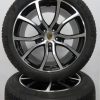 Originele Porsche 21 inch velgen Cayenne coupe 9Y facelift 2024 met Michelin winterbanden