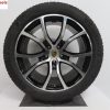 Originele Porsche 21 inch velgen Cayenne coupe 9Y facelift 2024 met Michelin winterbanden - Afbeelding 5
