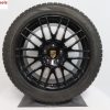 Originele Porsche Cayenne 20 inch RS Spyder velgen met Pirelli winterbanden - Afbeelding 2