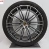 Originele Porsche Cayenne SUV 22 inch Turbo velgen met zomerbanden - Afbeelding 4