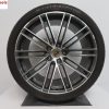 Originele Porsche Cayenne SUV 22 inch Turbo velgen met zomerbanden - Afbeelding 3