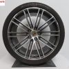 Originele Porsche Cayenne SUV 22 inch Turbo velgen met zomerbanden - Afbeelding 2