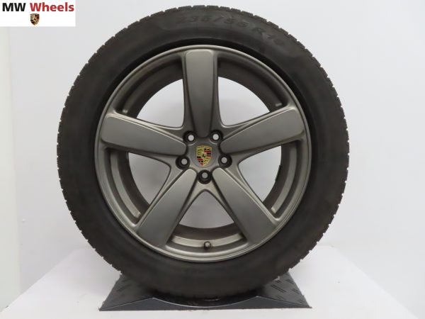 Originele Porsche 19 inch velgen Macan Classic met Pirelli winterbanden - Afbeelding 5