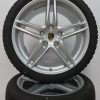 Originele Porsche  911 991 MKII 4 en 4S 19 inch velgen met Pirelli winterbanden nieuwe set