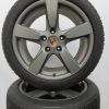 Originele Porsche Boxster Cayman 19 inch velgen met Michelin winterbanden