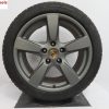 Originele Porsche Boxster Cayman 19 inch velgen met Michelin winterbanden - Afbeelding 3