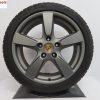 Originele Porsche Boxster Cayman 19 inch velgen met Michelin winterbanden - Afbeelding 5