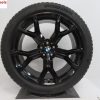 Originele BMW X5 G05 X6 G06 21 inch velgen 741M in HG zwart met nieuwe winterbanden - Afbeelding 4