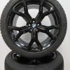 Originele BMW X5 G05 X6 G06 21 inch velgen 741M in HG zwart met nieuwe winterbanden