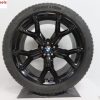 Originele BMW X5 G05 X6 G06 21 inch velgen 741M in HG zwart met nieuwe winterbanden - Afbeelding 2