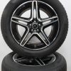 Originele Mercedes GLE W167 AMG 20 inch velgen met nieuwe Pirelli winterbanden