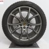 Originele Porsche 21 inch velgen Cayenne coupe 2024 exclusive design met Pirelli winterbanden - Afbeelding 5