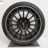 Originele Porsche Panamera GTS 20 inch velgen met Michelin winterbanden - Afbeelding 4