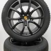 Originele Porsche 21 inch velgen Cayenne Coupe facelift 2024 met Pirelli winterbanden