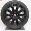Originele Porsche Taycan 20 inch velgen met Goodyear winterbanden - Afbeelding 2
