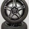 Originele Mercedes Benz 18 inch AMG velgen voor E class C238 A238 W213 S213 met nieuwe winterbanden