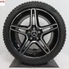 Originele Mercedes Benz 18 inch AMG velgen voor E class C238 A238 W213 S213 met nieuwe winterbanden - Afbeelding 3