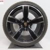 Originele Porsche 911 991 4 en 4S Sport 20 inch velgen met Michelin winterbanden - Afbeelding 2