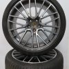 Originele Porsche Cayenne coupe 22 inch RS Spyder velgen met Pirelli zomerbanden