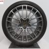 Originele Porsche Cayenne coupe 22 inch RS Spyder velgen met Pirelli zomerbanden - Afbeelding 2