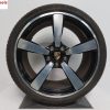 Originele Porsche 911 992 exclusive design 20-21 inch velgen met Michelin winterbanden - Afbeelding 5