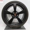 Originele Porsche 911 992 20 en 21 inch velgen exclusive design satin zwart met zomerbanden - Afbeelding 3
