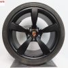 Originele Porsche 911 992 20 en 21 inch velgen exclusive design satin zwart met zomerbanden - Afbeelding 4