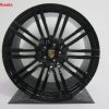 Originele Porsche Cayenne Turbo III 21 inch velgen in HG zwart nieuw - Afbeelding 2