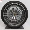 Originele Porsche Panamera 971 Turbo IV 21 inch velgen met Continental zomerbanden - Afbeelding 3
