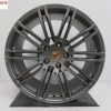 Originele Porsche Cayenne Turbo III 21 inch velgen in Titan satin grey - Afbeelding 2