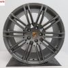 Originele Porsche Cayenne Turbo III 21 inch velgen in Titan satin grey - Afbeelding 3