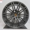 Originele Porsche Cayenne Turbo III 21 inch velgen in Titan satin grey - Afbeelding 5