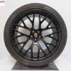 Originele Porsche Macan RS Spyder 21 inch velgen met Pirelli zomerbanden - Afbeelding 2