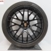 Originele Porsche Macan RS Spyder 21 inch velgen met Pirelli zomerbanden - Afbeelding 3