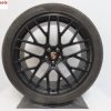Originele Porsche Macan RS Spyder 21 inch velgen met Pirelli zomerbanden - Afbeelding 4