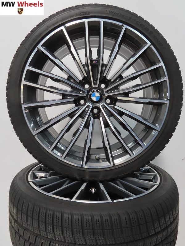 Originele BMW 8 serie G14 G15 G16 en 5 serie G30 G31 20 inch velgen styling 729 M met winterbanden