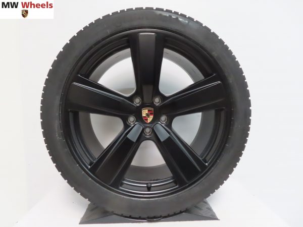 Originele Porsche Cayenne coupe model 2024 9Y3 Exclusive design 22 inch velgen met Continental winterbanden nieuw - Afbeelding 5